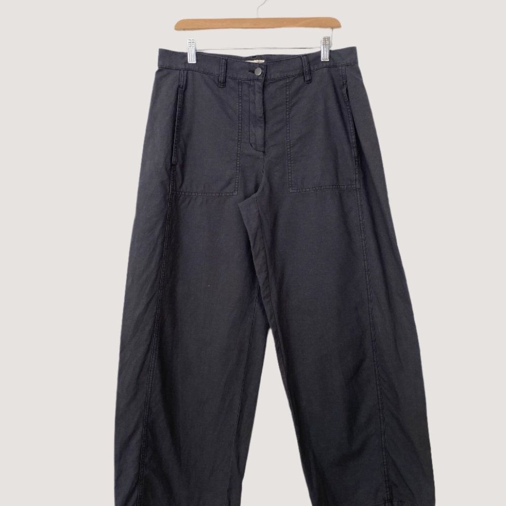 SOLD-Eileen fisher hemp blend pants - Picture 2 of 7